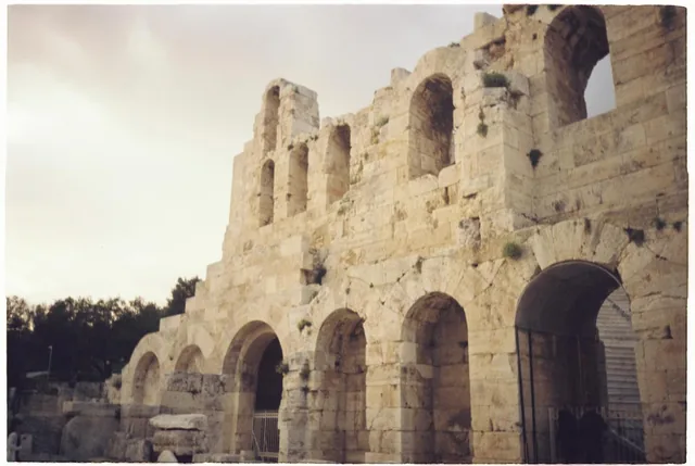 The Odeon of Herodes Atticus in Athens, on film
